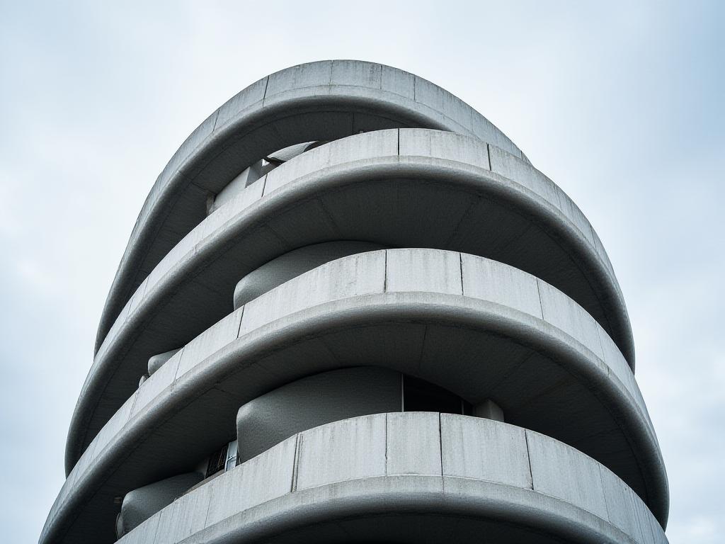 Torres Blancas en Madrid, ejemplo de brutalismo org&aacute;nico